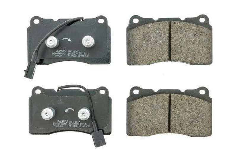 Image of AISIN BPFI-1047 Brake pad set Premium ADVICS by AISIN incl. wear warning contact Brake Pad Set,disc brake (402)