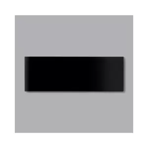Image of Black Gloss Wall Tile 10 x 30cm - Metro