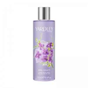 image of Yardley April Violets Luxury Body Wash 250ml