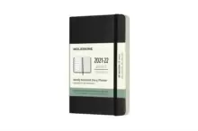 image of Moleskine 2022 18-Month Weekly Pocket Softcover Notebook : Black