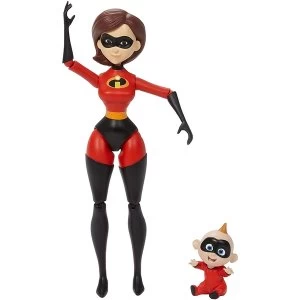 Image of Elastigirl & Jack-Jack (Disney Pixar Incredibles) Figures