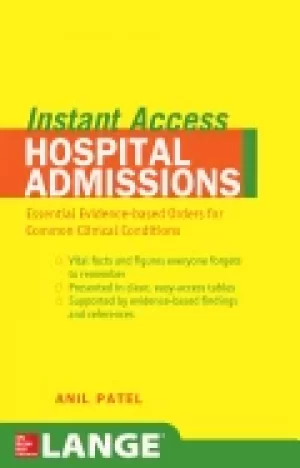 Image of lange instant access hospital admissions essential evidence based orders fo