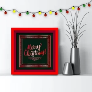 Image of 3030AHSNOEL-005 Multicolor Decorative Framed MDF Painting