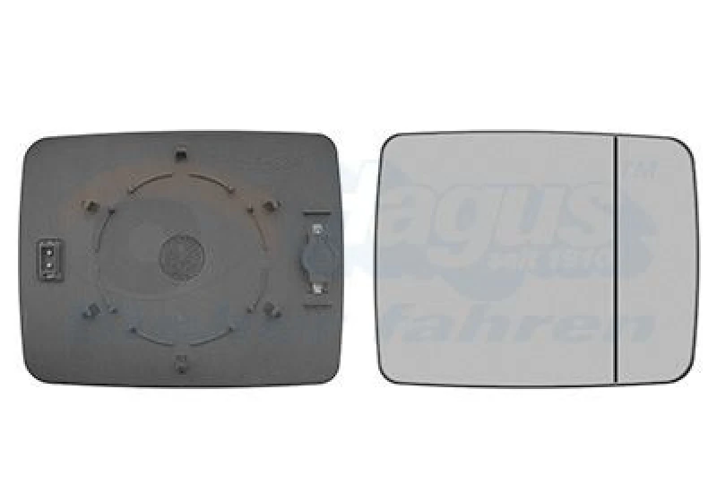 Image of VAN WEZEL Wing mirror glass VAN WEZEL 3099838
