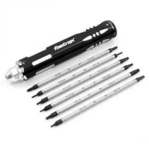 Image of Fastrax 12-Size Multi Driver Set 2Xph 2Xslot 8Xmetric/Imperial Hex