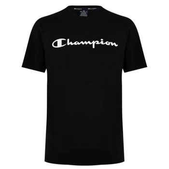 Image of Champion Neck T-Shirt - Black