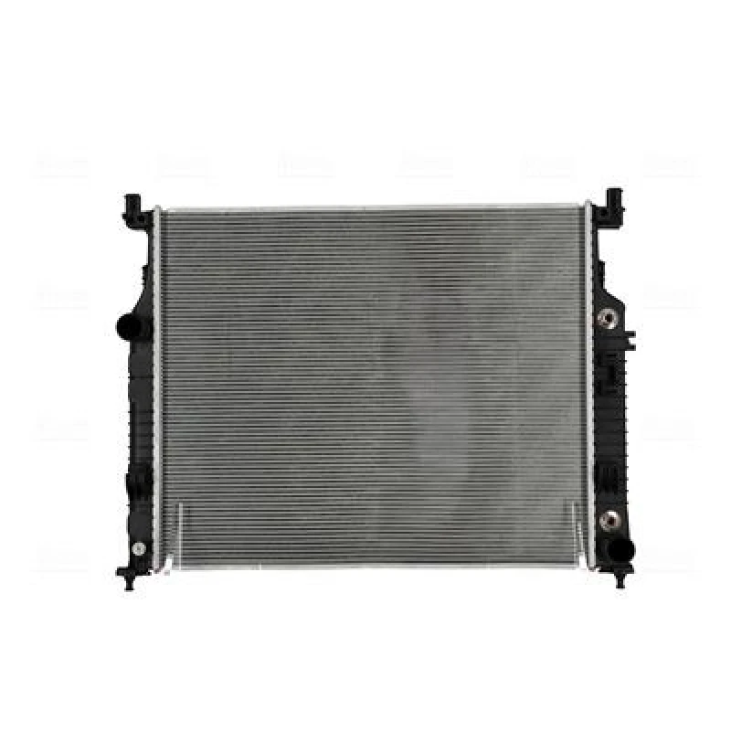 Image of NISSENS 607349 Engine radiator Aluminium, Brazed cooling fins, without expansion tank, without gasket/seal Radiator,engine cooling (470)