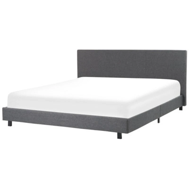 Image of Beliani Waterbed Fabric Albi 180 X 200 Cm (Eu Super King) Grey