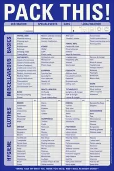 Image of Knock Knock Pack This! Pad by Knock Knock