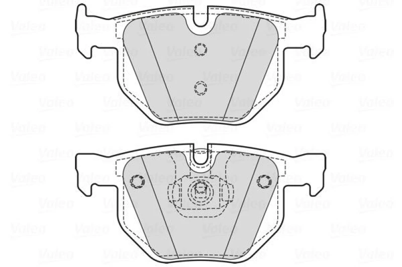 Image of Brake pad set VALEO 601725