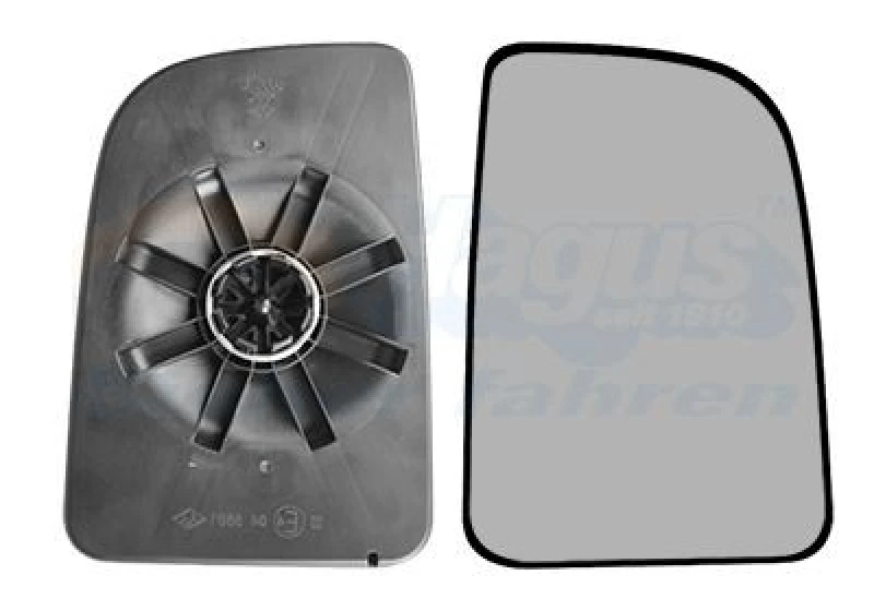 Image of VAN WEZEL Wing mirror glass VAN WEZEL 2973836