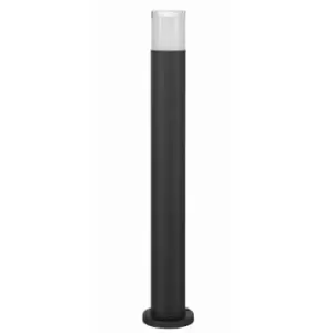 image of Arlington Outdoor Bollard Sandy Black Aluminium 8W 937Lm 3000K IP65 - Merano