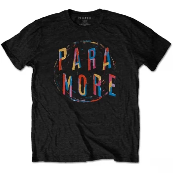 Image of Paramore - Spiral Unisex Large T-Shirt - Black