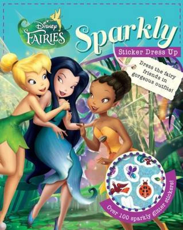 Image of Fairies Sparkly Sticker Dress Book