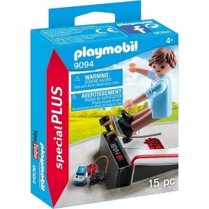 image of Playmobil - Special Plus Skateboarder with Ramp Playset