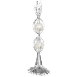 Image of Linea Verdace Wireball Table Lamp Satin Nickel