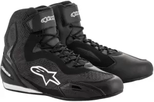 Image of Alpinestars Faster 3 Rideknit Motorcycle Shoes, black, Size 39, black, Size 39
