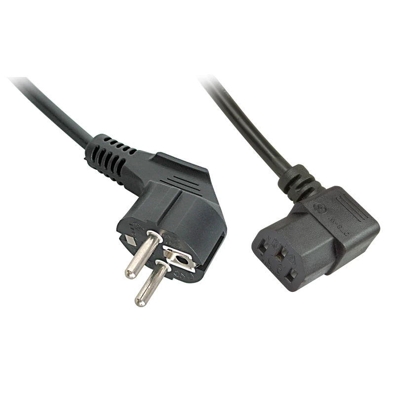 Image of Lindy 30345 power cable Beige 2m CEE7/7 C13 coupler