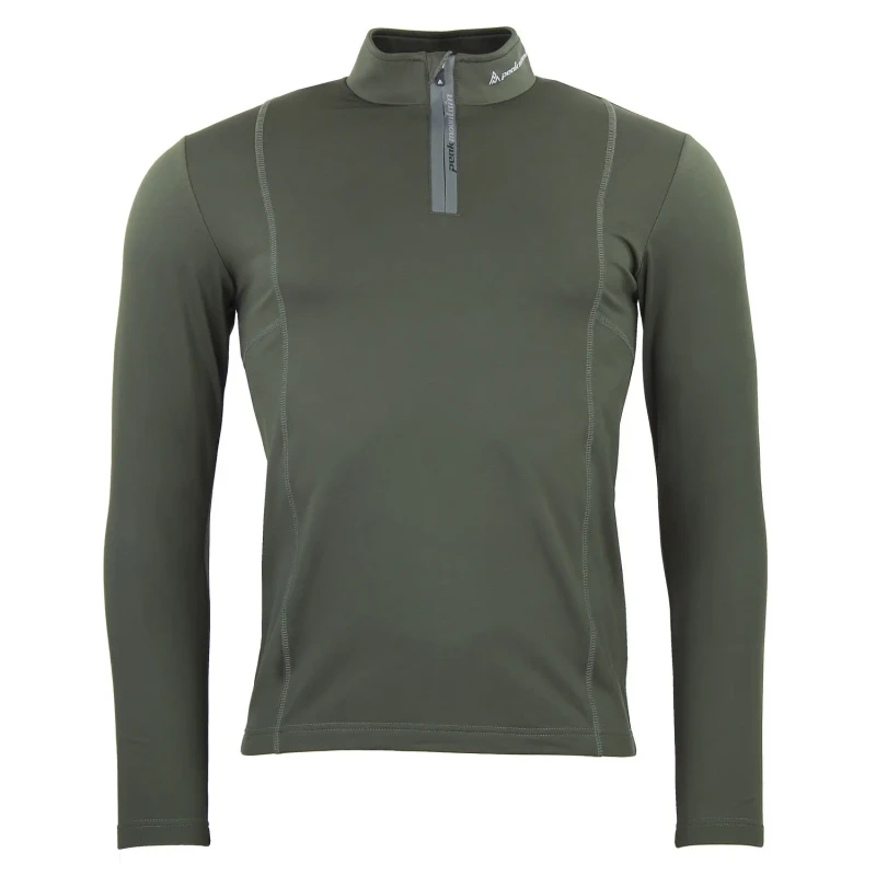 Image of Under jersey with zip Peak Mountain Canevi Vert Male XL