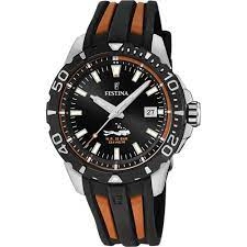 image of Festina Black and Two Tone 'Divers Watch' Watch - f20462/3