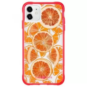 image of iPhone 11 Tough Juice Citrus Orange Case