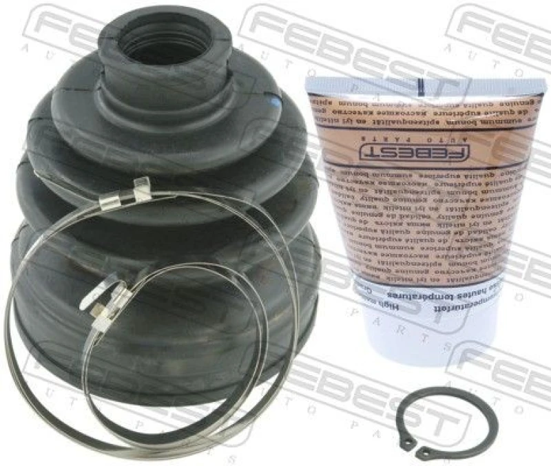 Image of FEBEST 1215-YFT CV Boot Front Axle, NBR (nitrile butadiene rubber) NBR (nitrile butadiene rubber) Bellow,drive shaft (194)