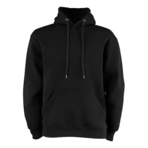 image of Tee Jays Mens Hooded Cotton Blend Sweatshirt (M) (Black)