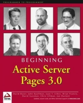 Image of Beginning Active Server Pages 3.0 by David Buser Paperback