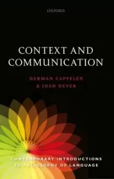 Image of Context and communication by Herman Cappelen