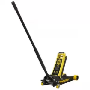 image of Sealey 4040AY Trolley Jack 4tonne Rocket Lift Yellow