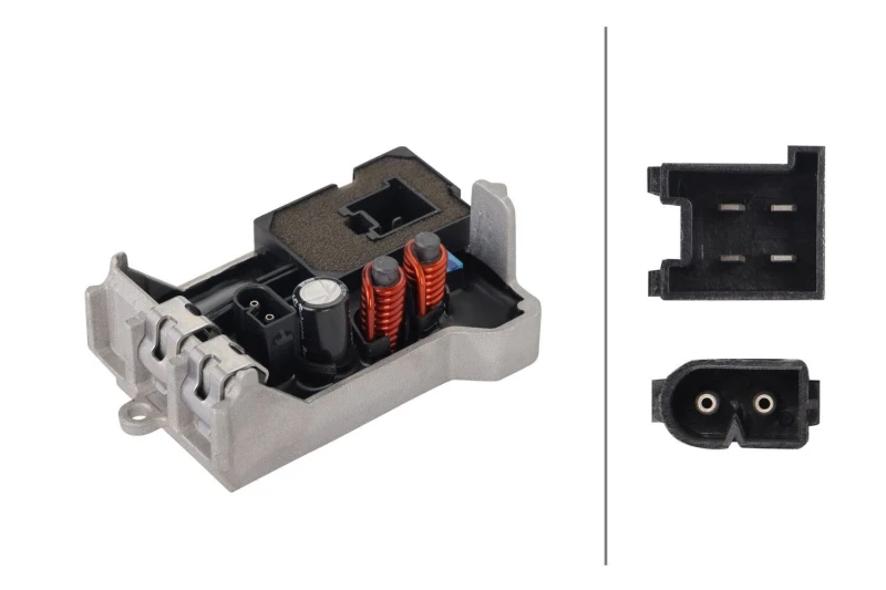 Image of HELLA Blower motor regulator HELLA 5HL 366 410-451