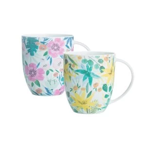 image of Price & Kensington China Mug Tropical