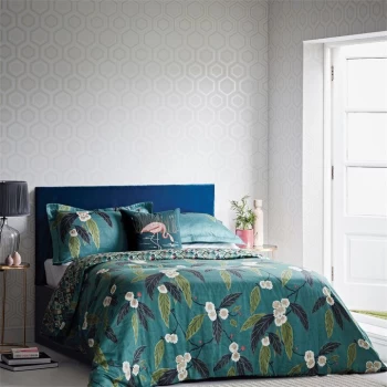 Image of Harlequin Coppice Duvet Cover - PEACOCK