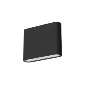 Image of Slim LED Outdoor Wall Light Urban grey IP54