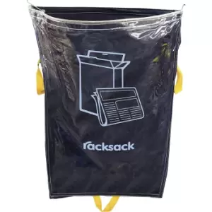 Image of Racksack , capacity 160 l, paper waste symbol, blue/transparent, pack of 10