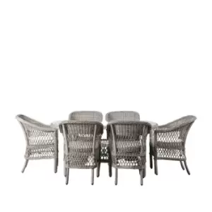 Image of Crossland Grove Fenton 6 Seater Oval Dining Set
