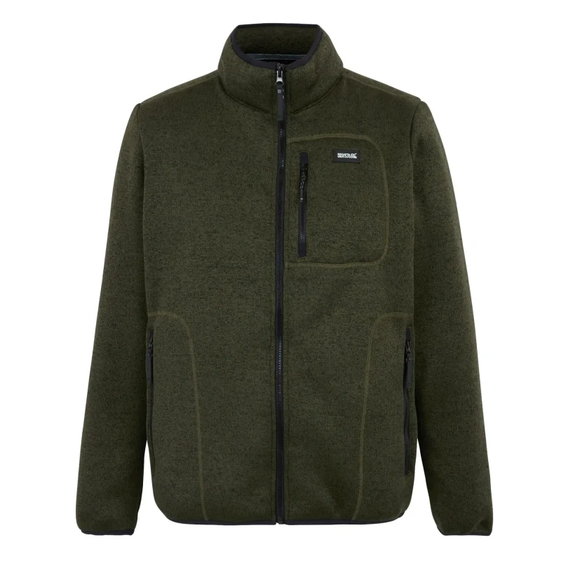 Image of Zipped fleece Regatta Barlee Vert Male 3XL