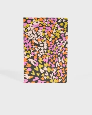 Image of Love Heart Printed A5 Notebook