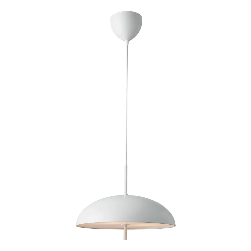 Image of Nordlux Versale Pendant Light White Metal Dining Room E27 Mains 35cm White Unisex