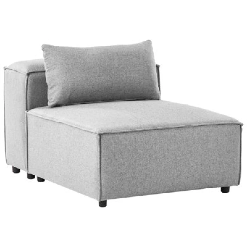 Image of Beliani 1-Seat Section Brande Grey