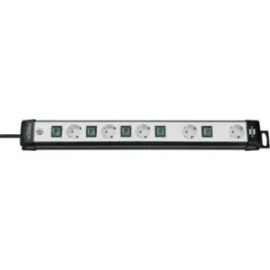 Image of Brennenstuhl 1951550600 Power strip (+ switch) 5x Grey, Black PG connector