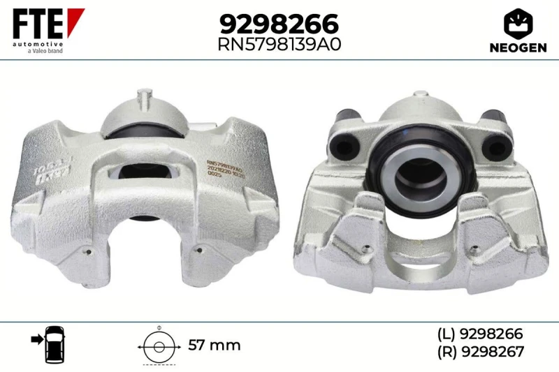 Image of Brake caliper FTE 9298266