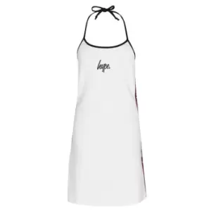 Hype Neck Dress - White