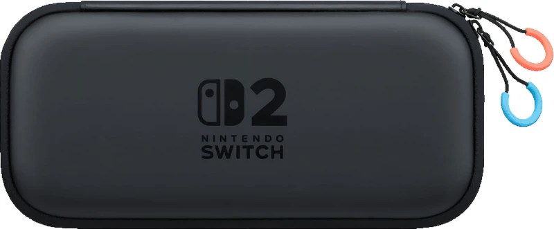Image of Nintendo Switch 2 Carrying Case & Screen Protector Gaming Case - Black