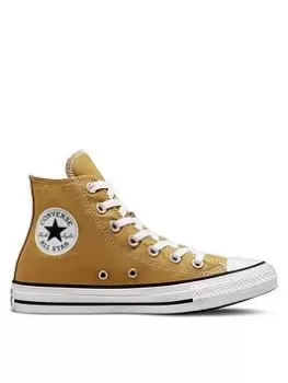 Image of Converse Chuck Taylor All Star Seasonal Colour Canvas Hi - Orange, Size 10, Men