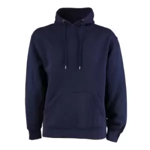 image of Tee Jays Mens Hooded Cotton Blend Sweatshirt (2XL) (Navy Blue)