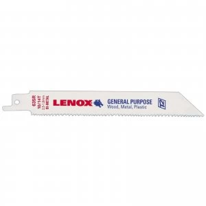 image of Lenox Multi Material Reciprocating Saw Blades 152mm Pack of 5