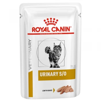 image of Royal Canin Veterinary Urinary Loaf in Sauce Cat Food 12 x 85g