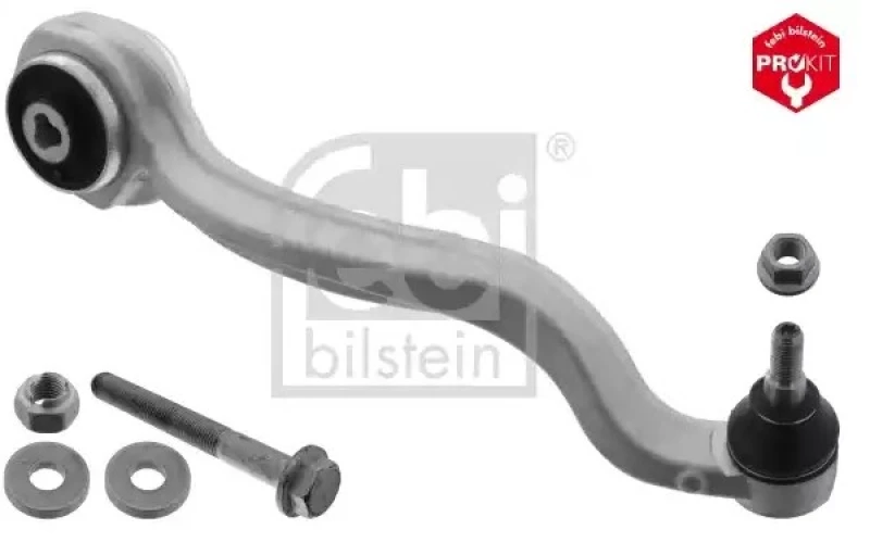 Image of FEBI BILSTEIN 47733 Suspension arm Control Arm, Aluminium, OE Turbo NEW, Front, with bolts/screws, with nuts Aluminium Track Control Arm (273)