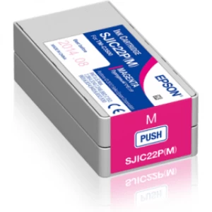 Image of Epson SJIC22P Magenta Ink Cartridge